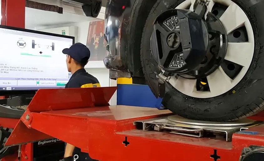 cân chỉnh thước lái,bảo dưỡng phanh